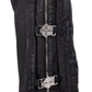 Guapi All Black Cross Buckle Shorts