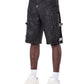 Guapi All Black Cross Buckle Shorts
