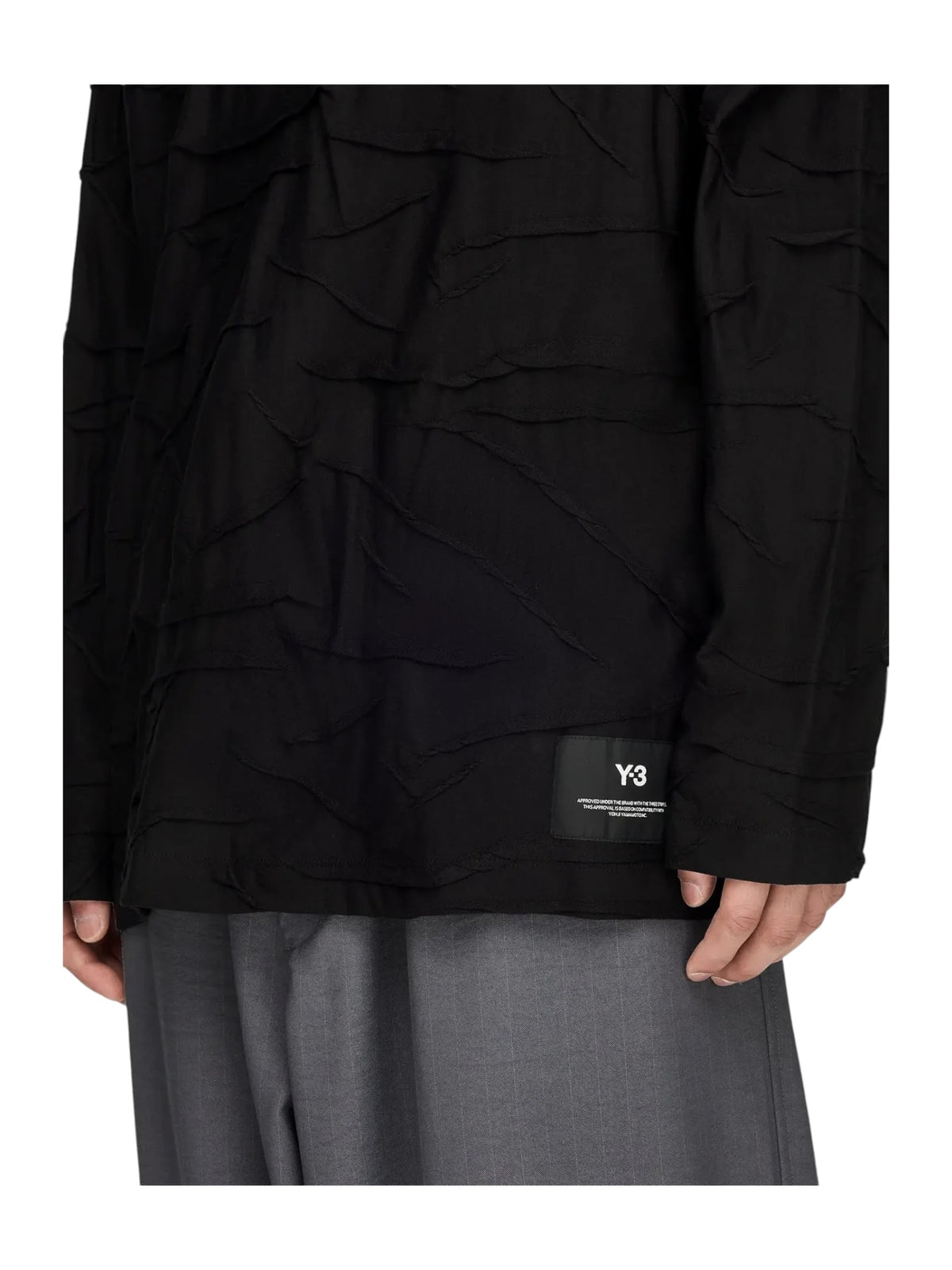 Y-3 X Adidas KT1400 PLT OVS LS TEE Black