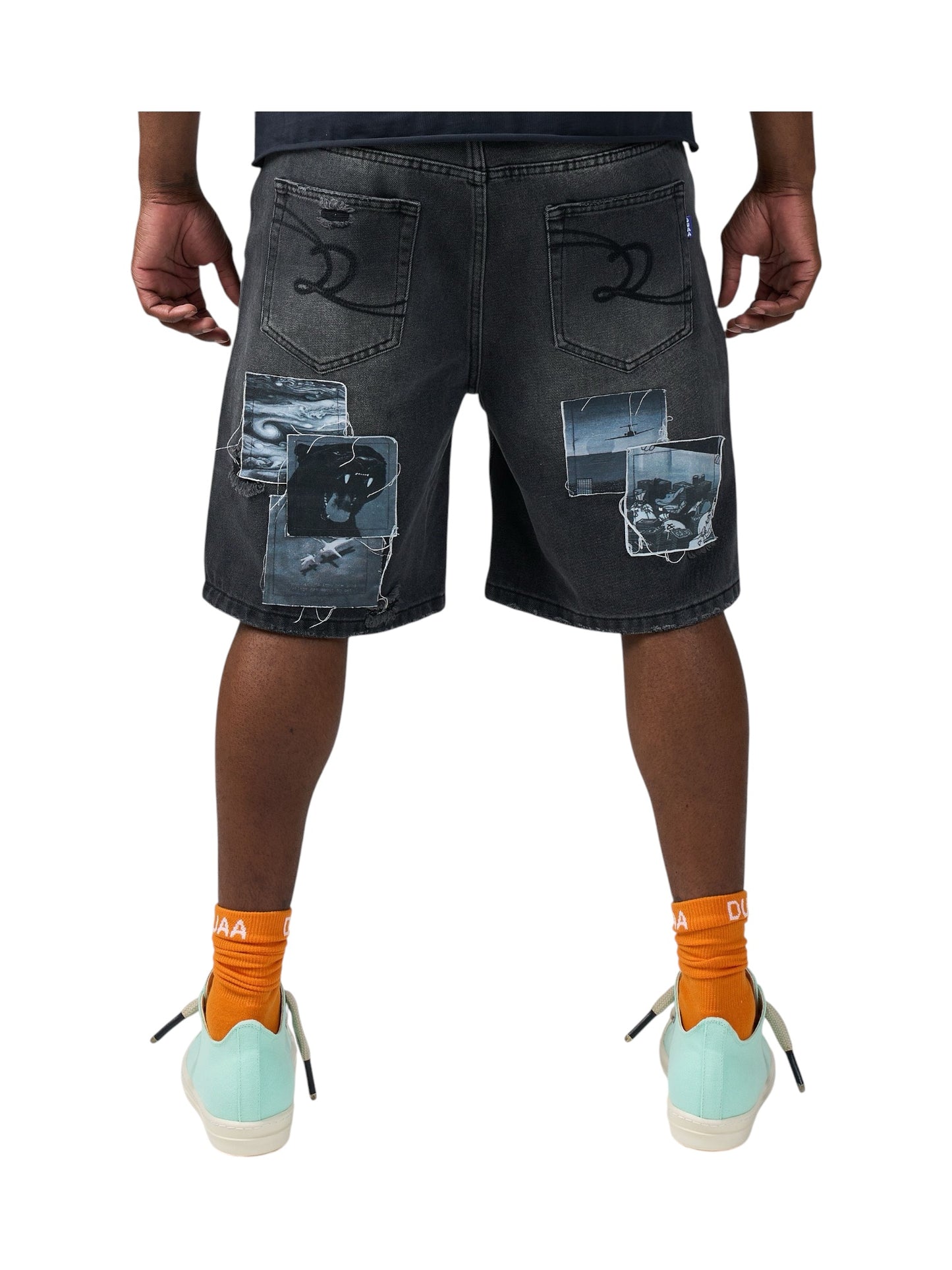 Duaa Movie Blue Short Blue