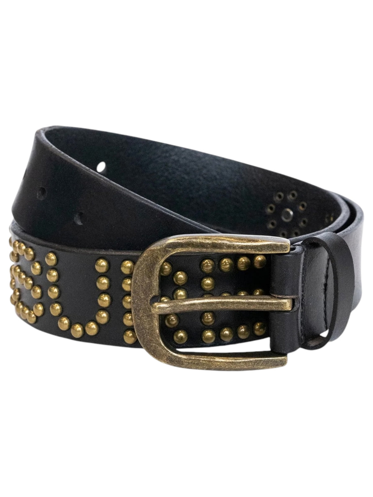 Pleasures P26F039 Pleasures Studded Belt BLK