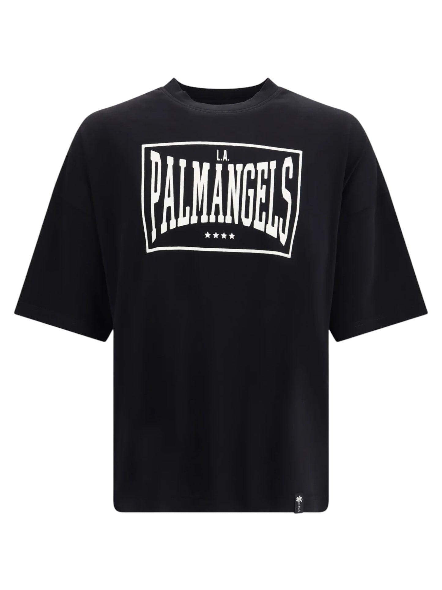 Palm Angels Vintage Box Logo Loose Tee Black Off White