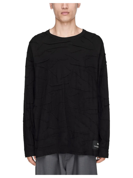 Y-3 X Adidas KT1400 PLT OVS LS TEE Black