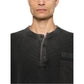 Represent MLM100907-06 Henley Sweat Vtg Black