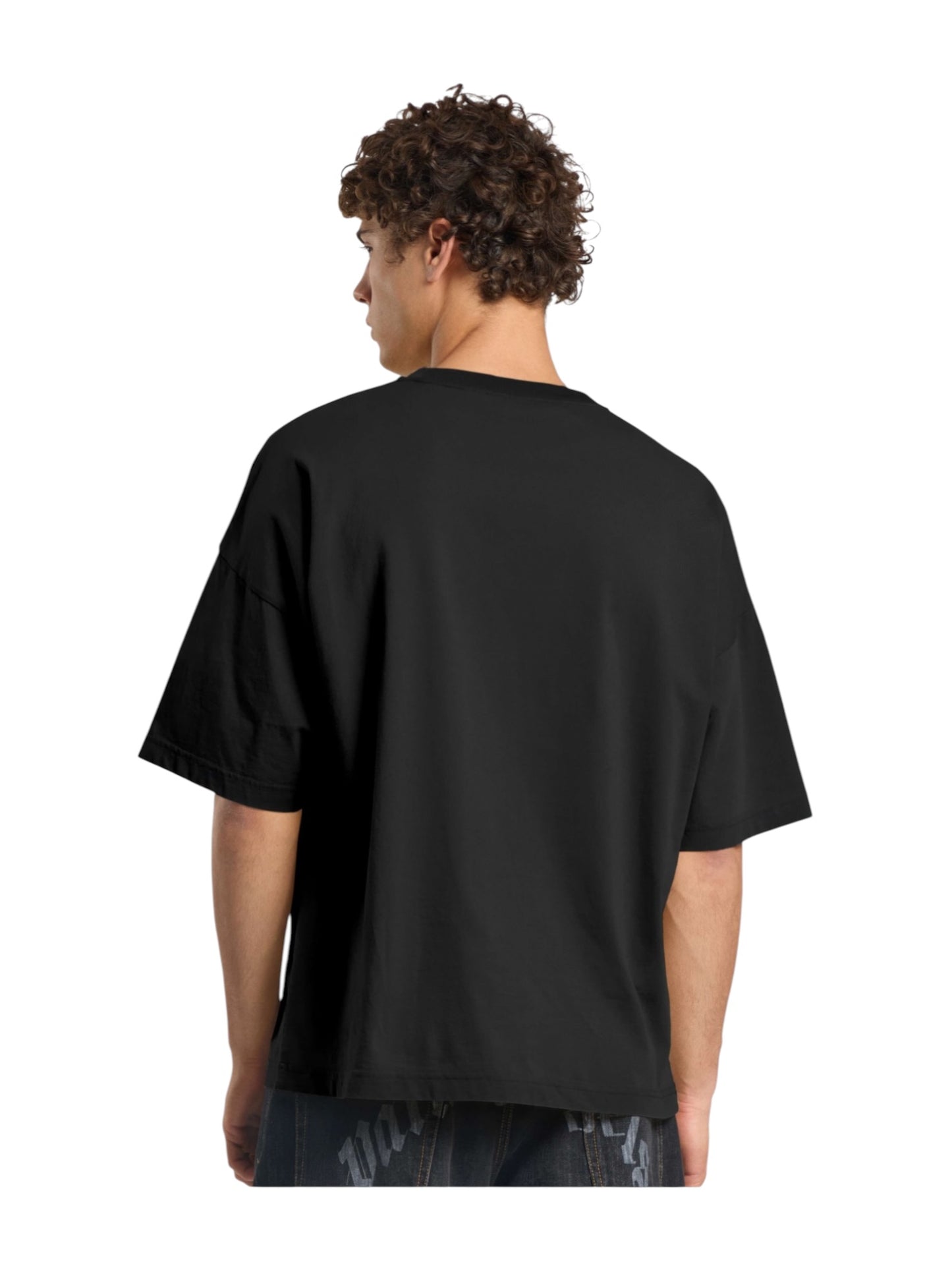 Palm Angels Vintage Box Logo Loose Tee Black Off White