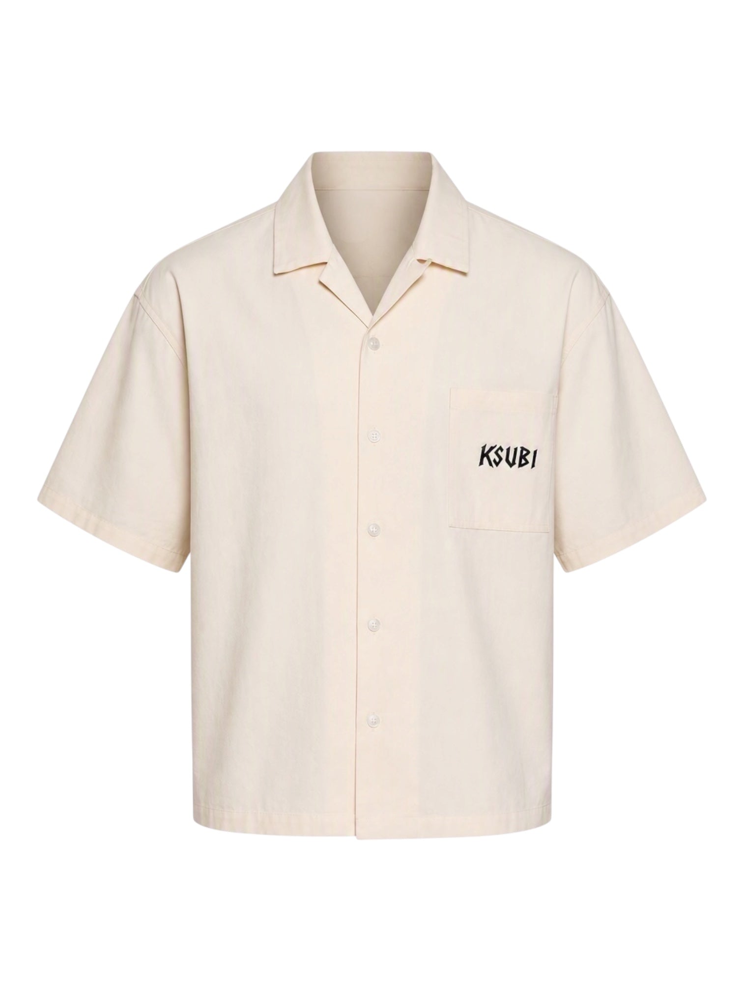 Ksubi Stay Up Diner SS Shirt Ecru