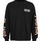 Ksubi Stay Up Ekcess Ls Tee Jet Black