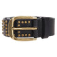 Pleasures P26F039 Pleasures Studded Belt BLK