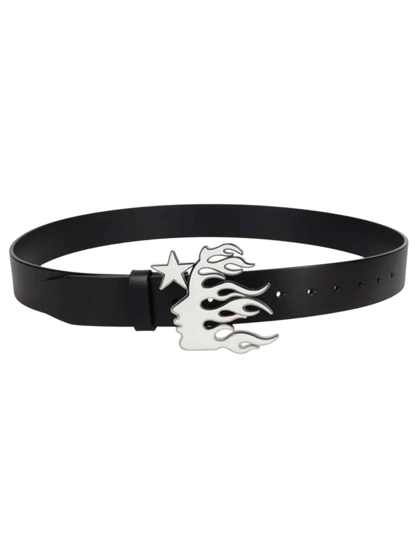 Hellstar Flame Girl Logo Belt Black