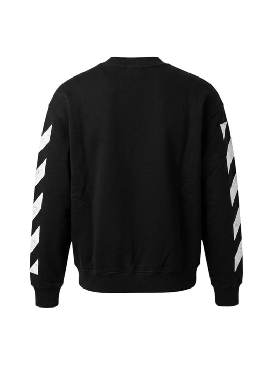 Off-White Diag Crew Neck Sweatshirt Black