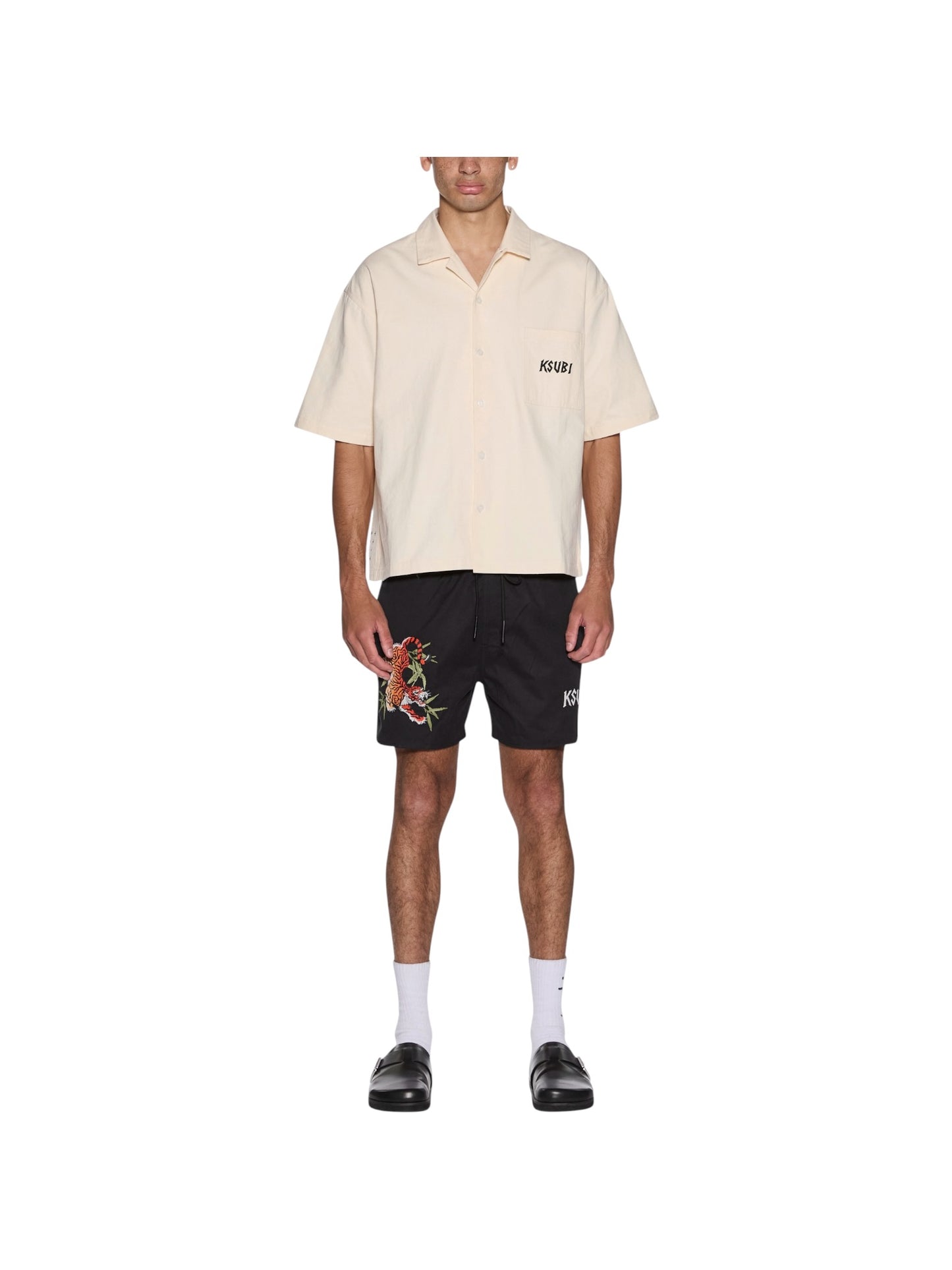 Ksubi Stay Up Boardshort Jet Black