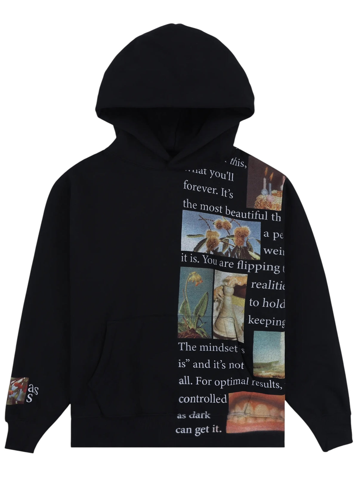 Pleasures P26F012 Connection Hoodie BLK