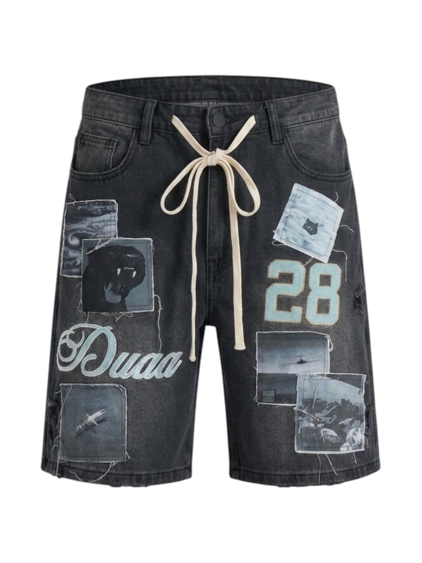 Duaa Movie Blue Short Blue