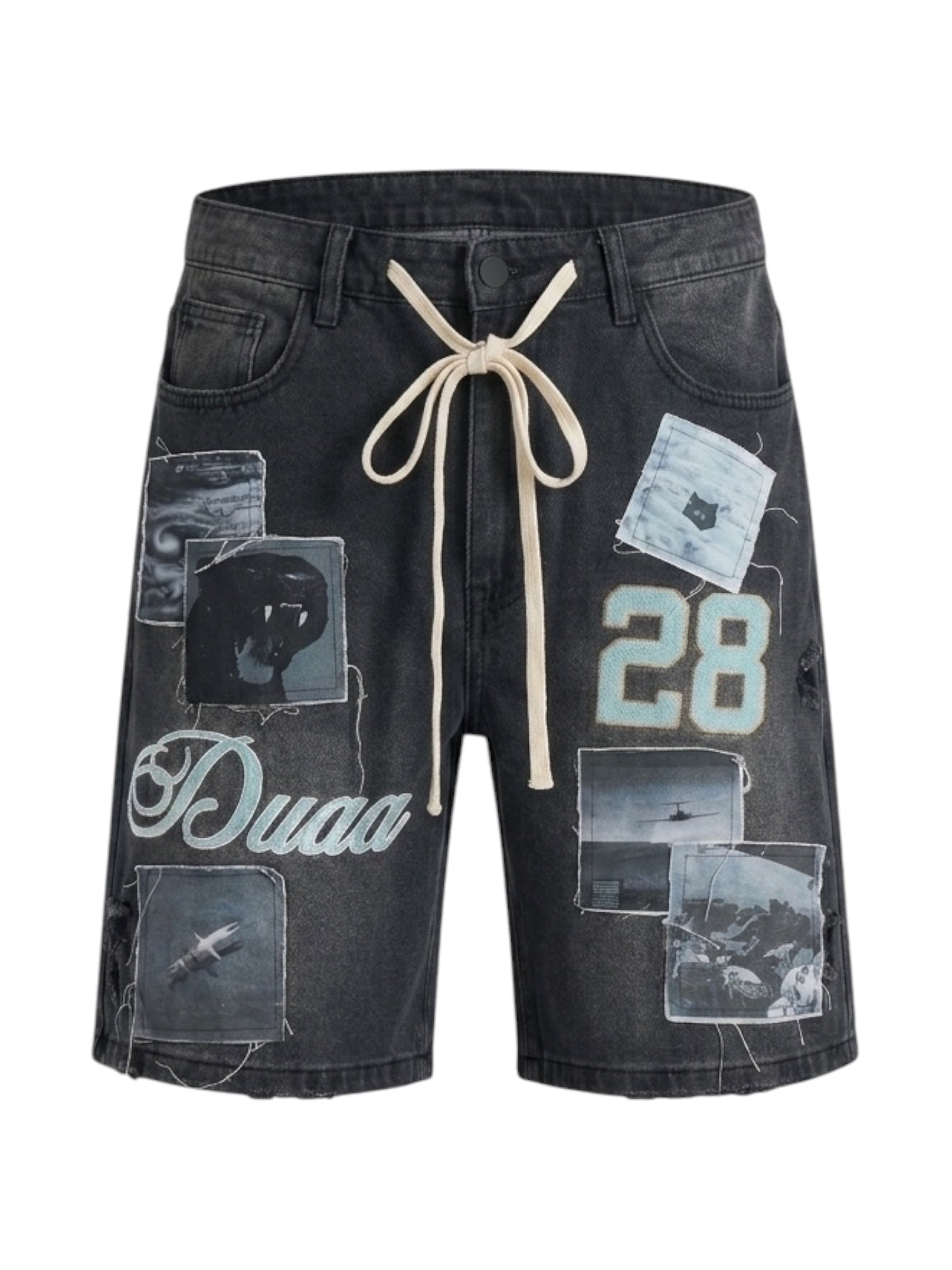 Duaa Movie Blue Short Blue