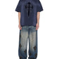 Ksubi Kaliba Ekcess SS Tee Deep Dive Navy