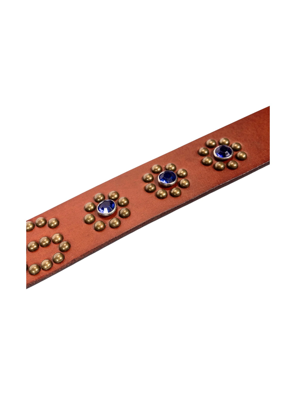 Pleasures P26F039 Pleasures Studded Belt BRN