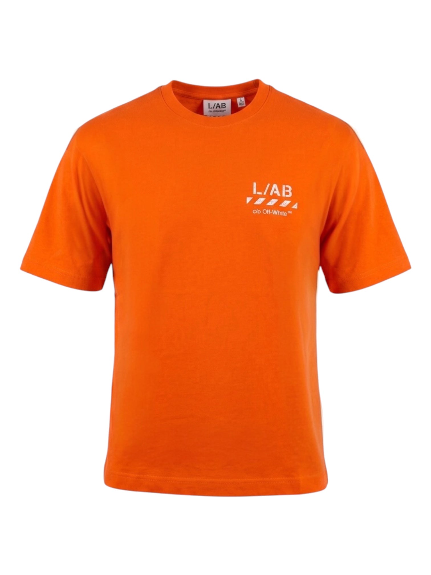 Off-White Diag S/S Tee Orange Tiger