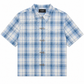 Guapi Glacier Plaid Shirt Blue
