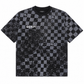 Guapi Checkerboard Tee Black