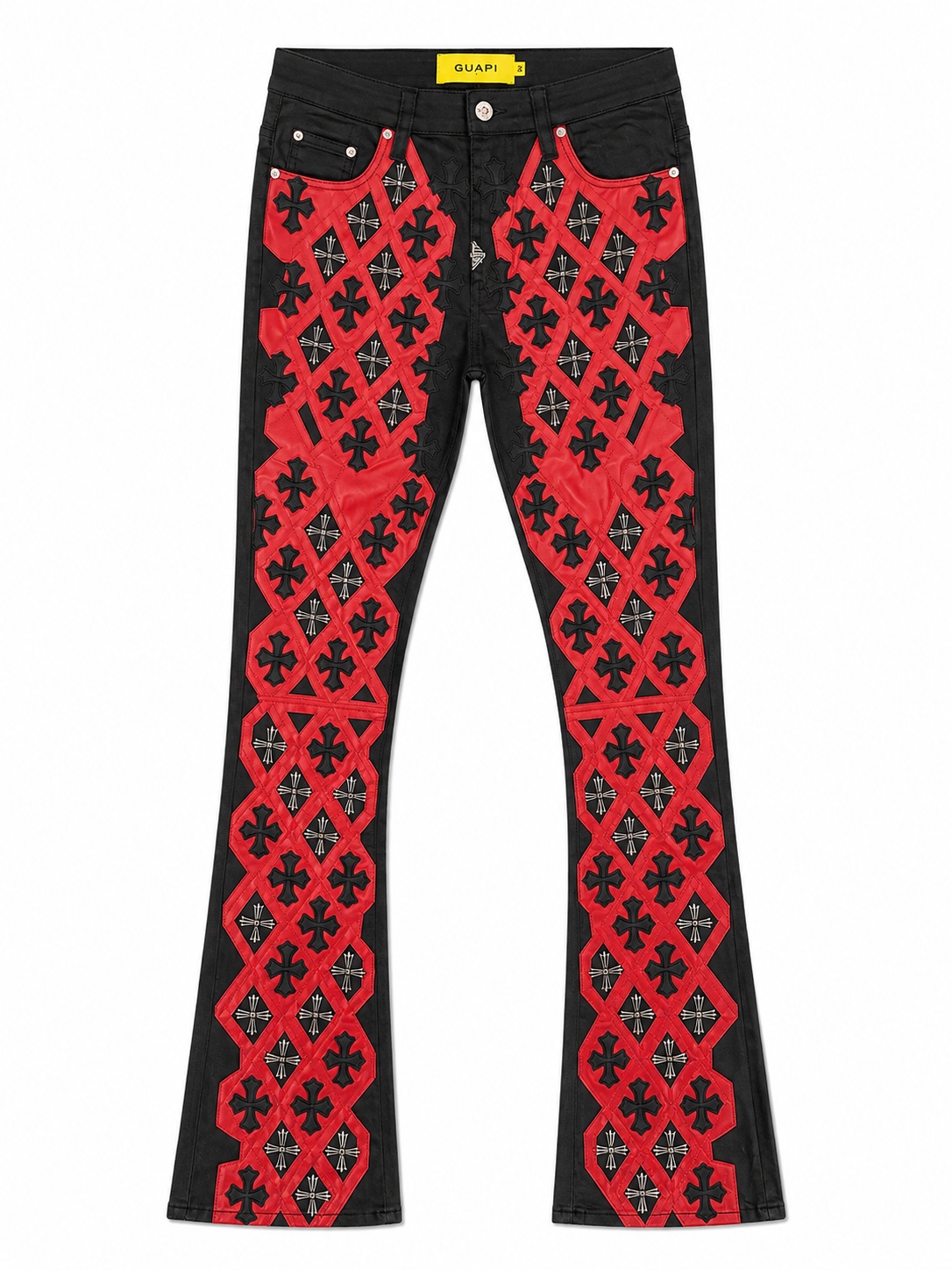 Guapi Crimson Relic Waxed Denim Red/Black