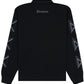 Pleasures P26FDK005 Poster Long Sleeve Polo BLK