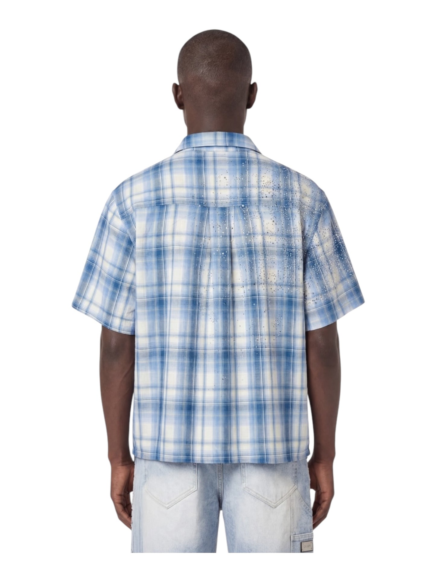 Guapi Glacier Plaid Shirt Blue