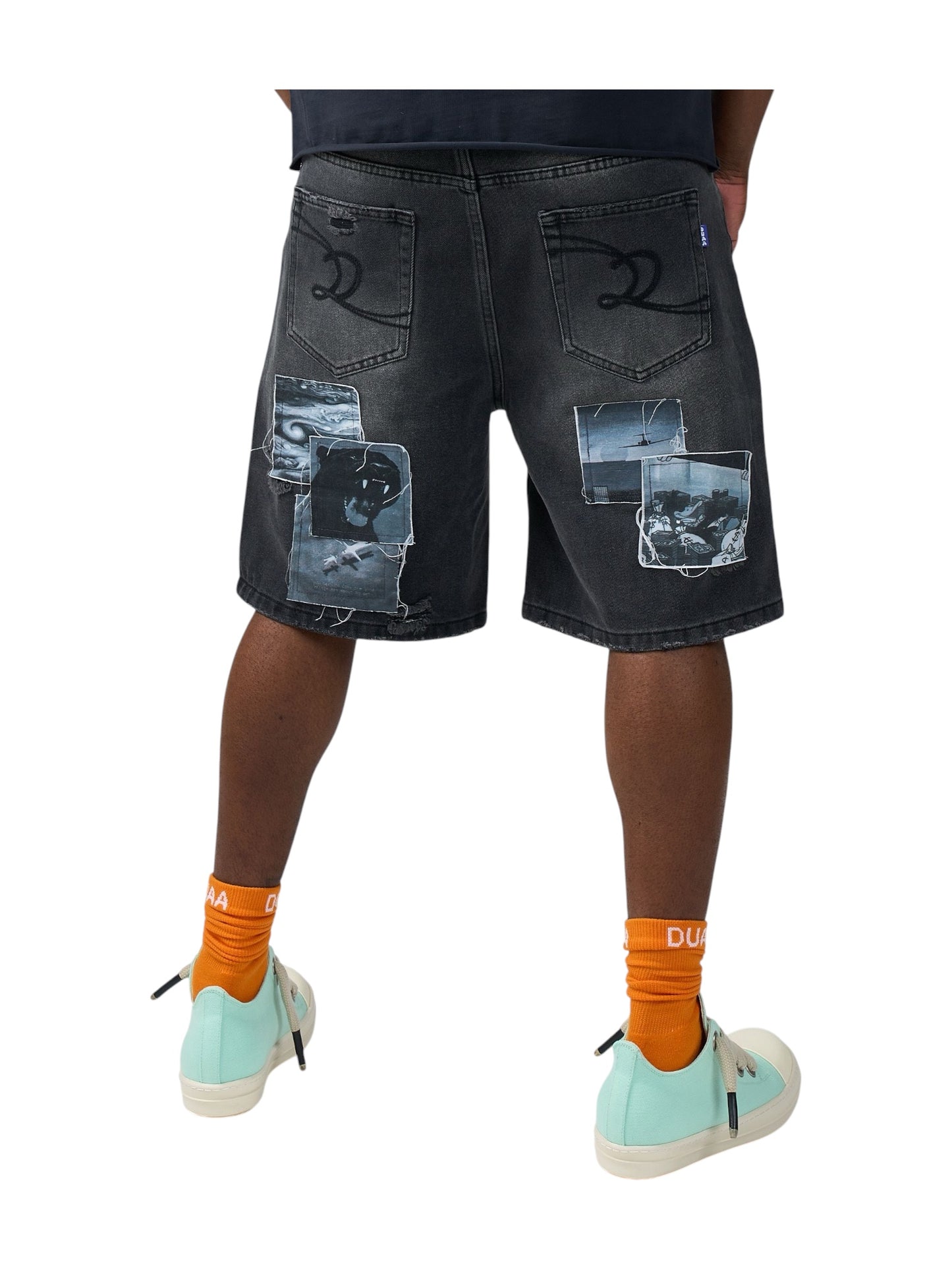 Duaa Movie Blue Short Blue