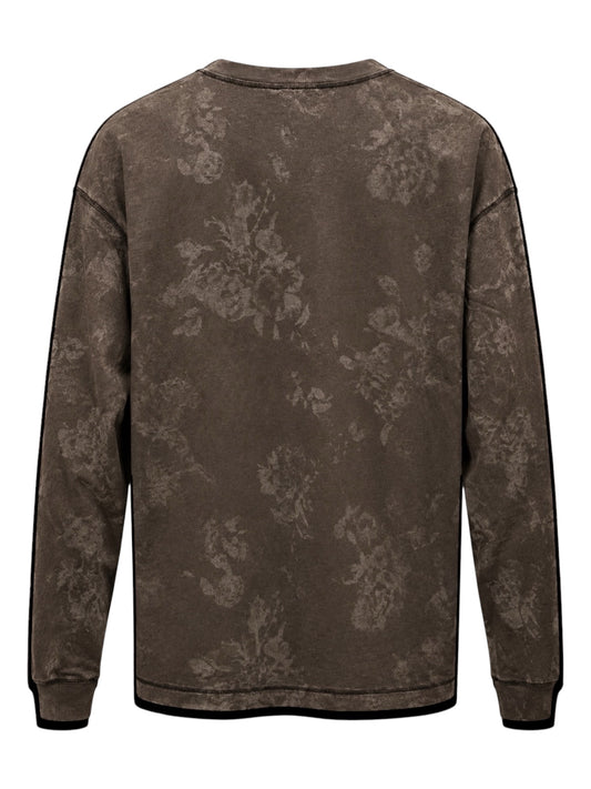 Diesel T Boxt LS Not T-Shirt Chocolate