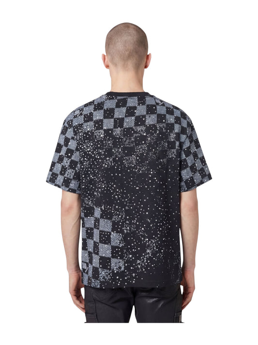 Guapi Checkerboard Tee Black