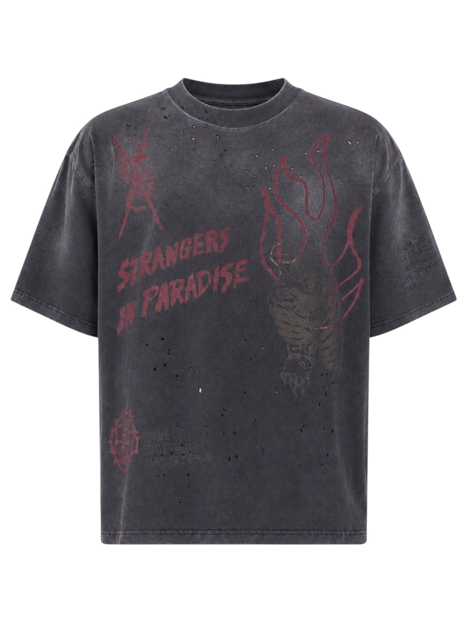 Ksubi Skool Halen SS Tee Charcoal Fade