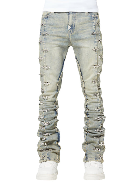 Guapi Vintage Blue Aviation Clasp Denim