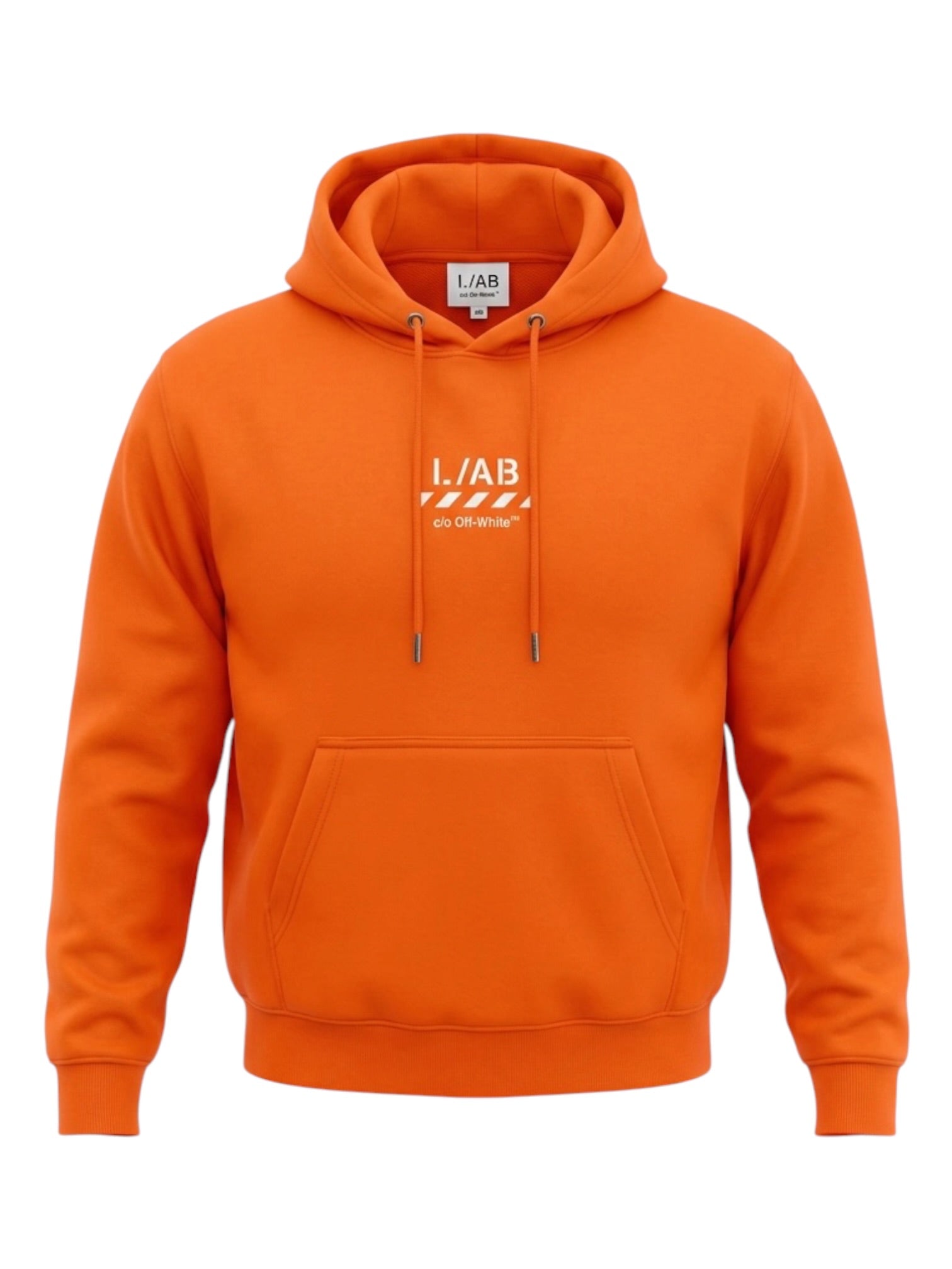 Off-White Diag Hoodie Orange Tiger