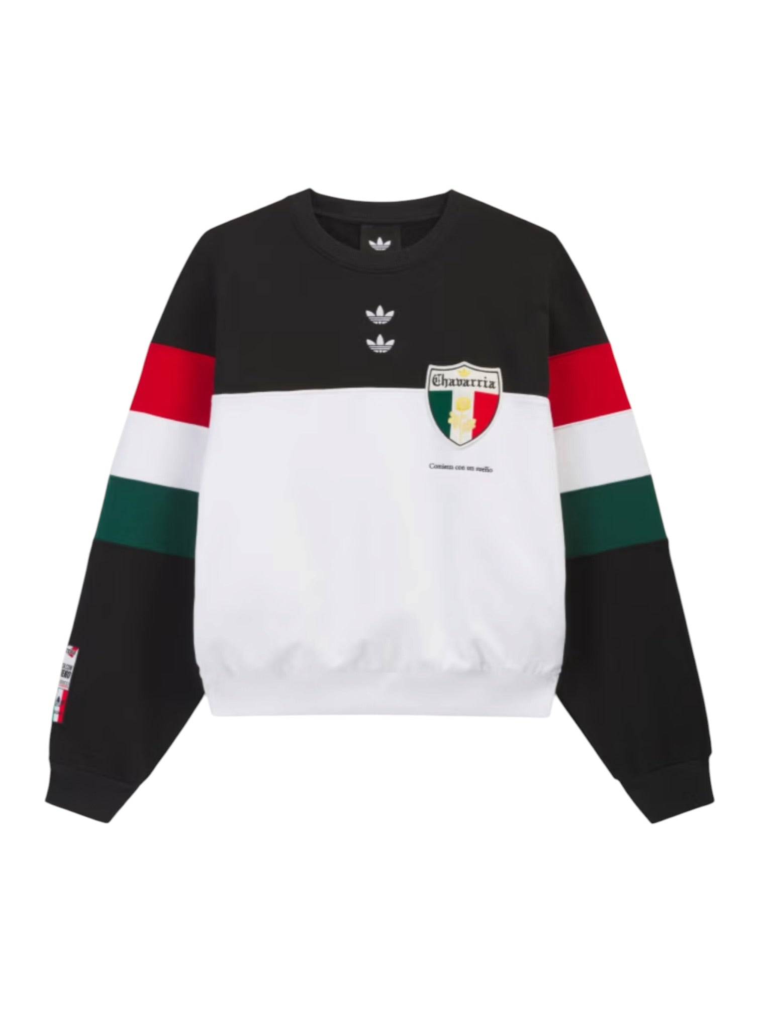 Willy Chavarria X Adidas KV1976 WC Crew  SWEATSH Black/White
