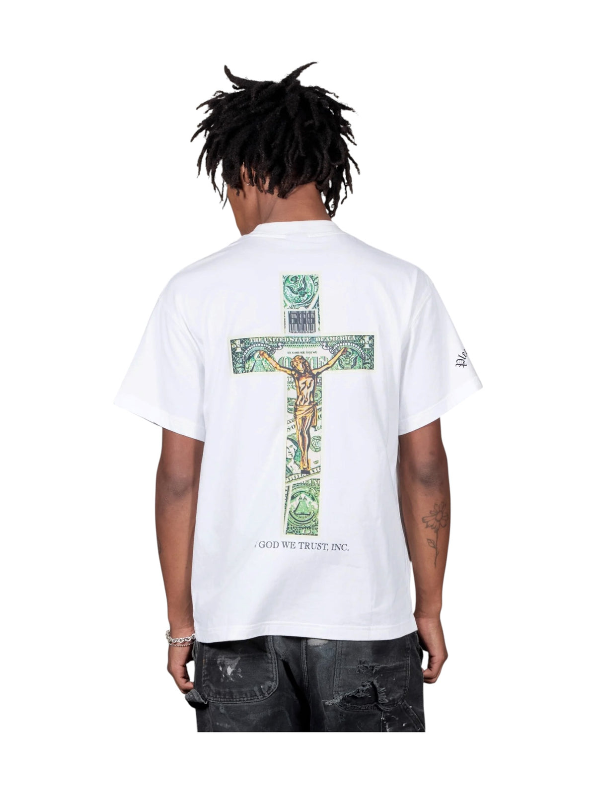 Pleasures P26FDK008 Trust Tee White