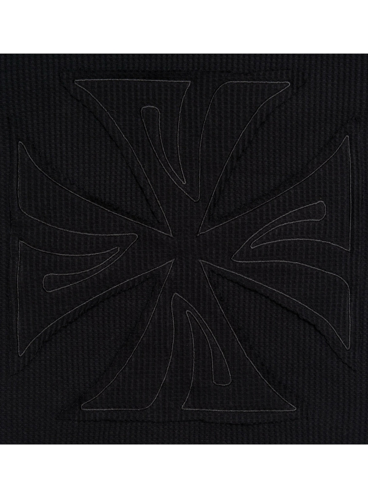 Devà States Carbon L/S Waffle Top Black