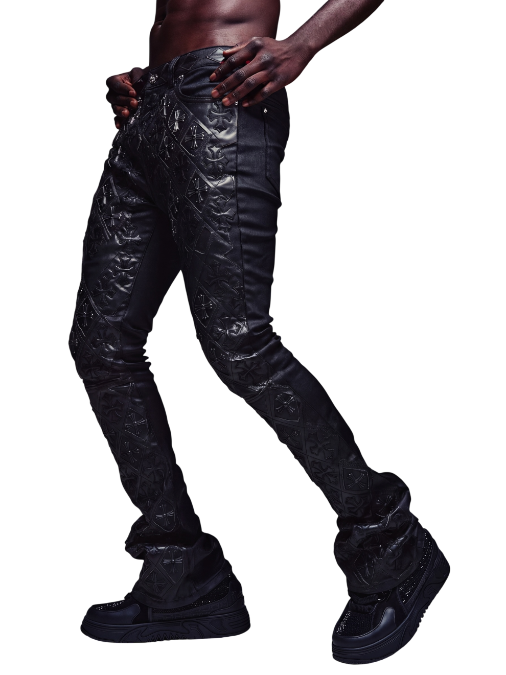 Guapi All Black Relic Waxed Denim