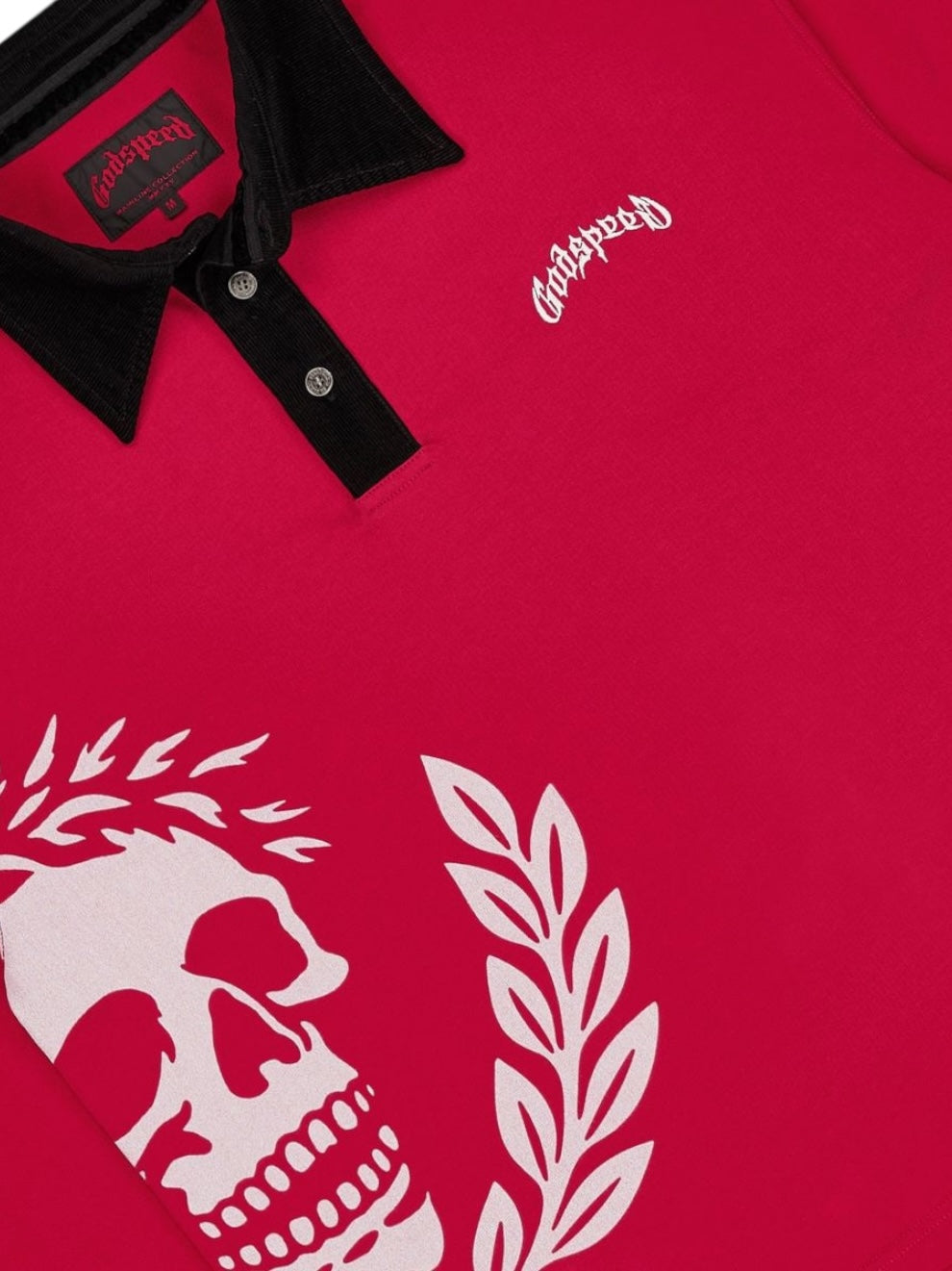 Godspeed Victor Oversized Crest Polo Red