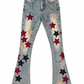 Guapi Wine Red Vintage Stars Denim