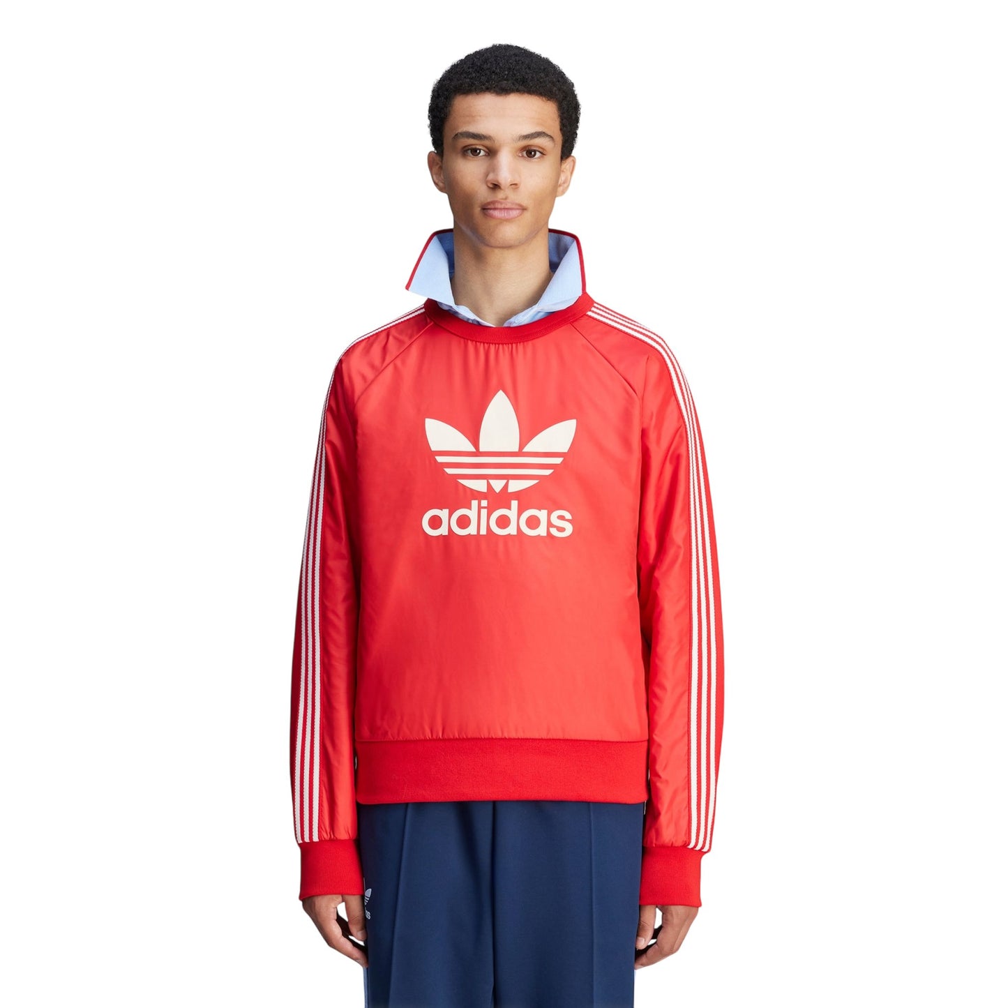 Adidas X Wales Bonner JE5994 WB Nylon Crew Betsca Crewneck