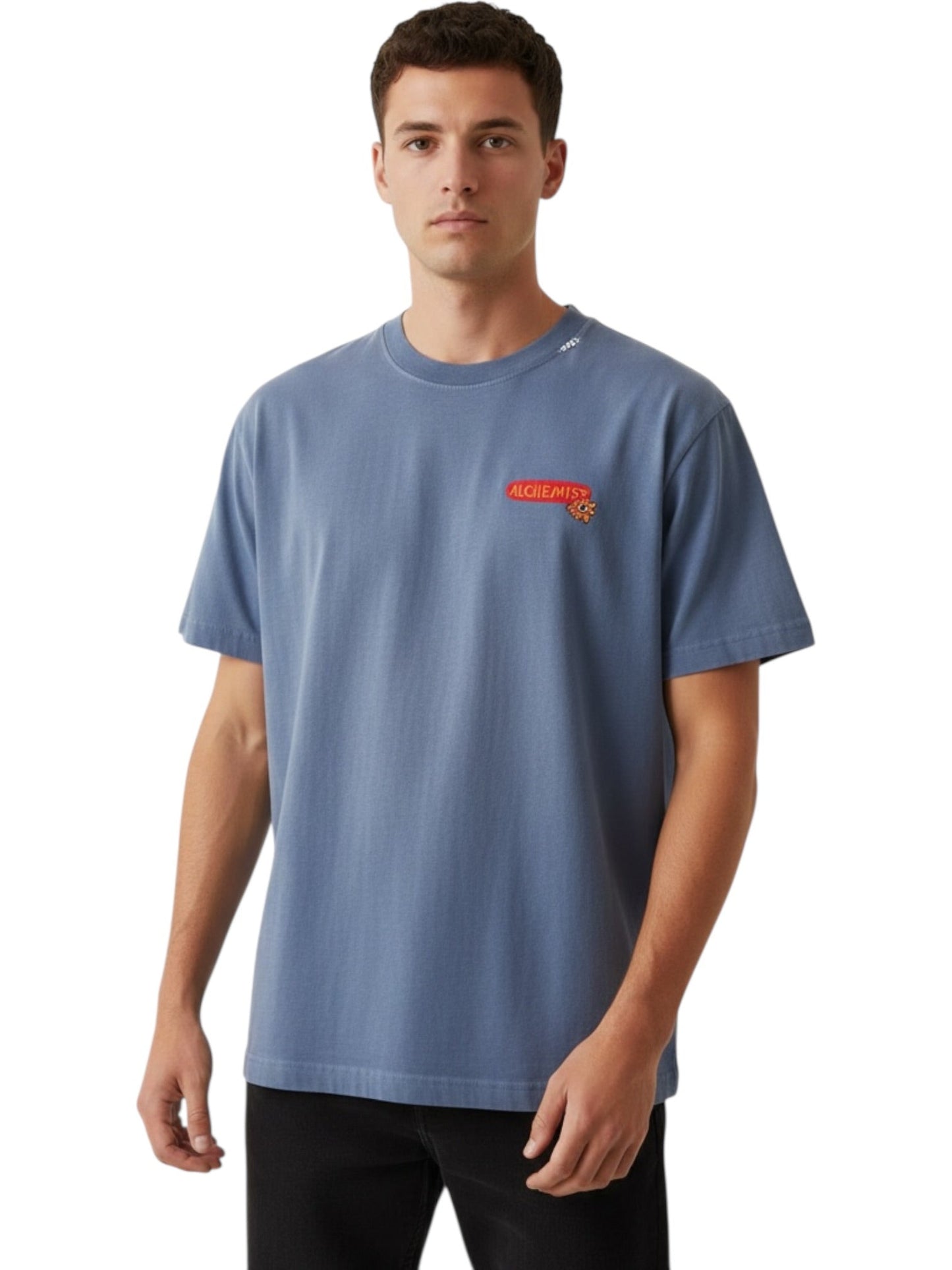 Alchemist All-Seeing Cactus Tee Breeze Blue