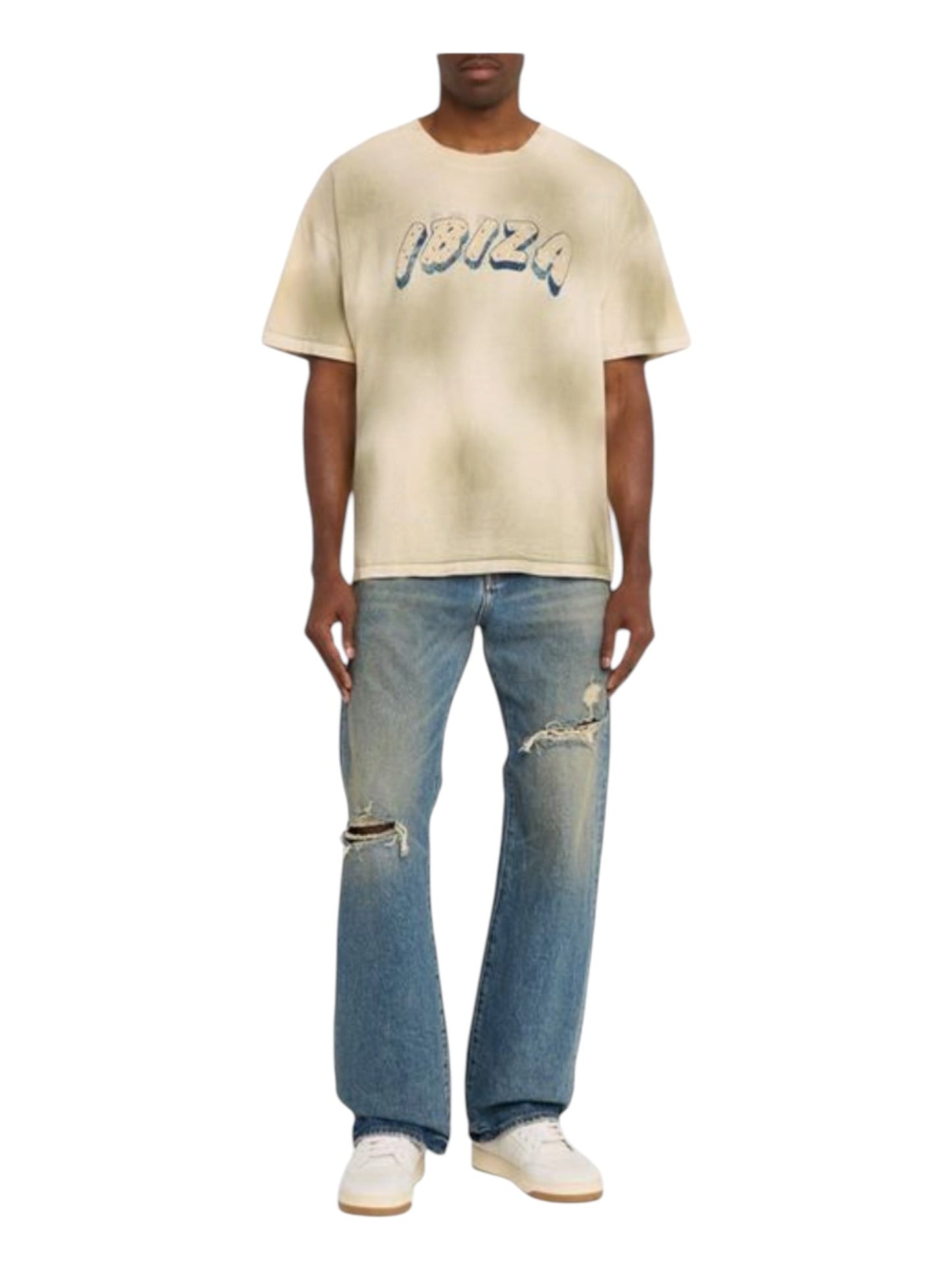 Alchemist Ibiza T-shirt W/ Crystals Camo Wash