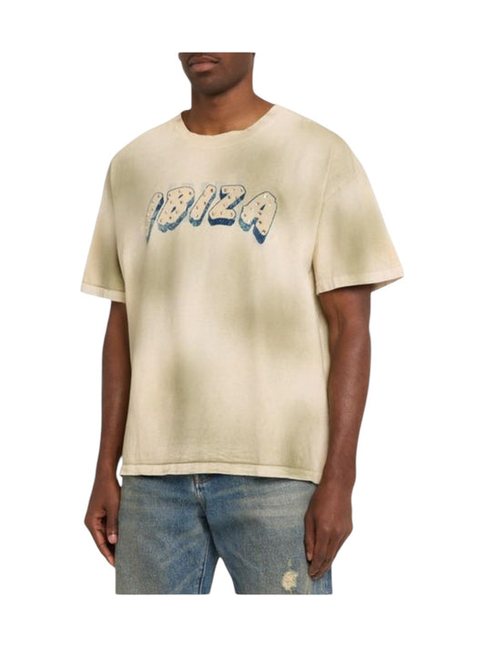Alchemist Ibiza T-shirt W/ Crystals Camo Wash