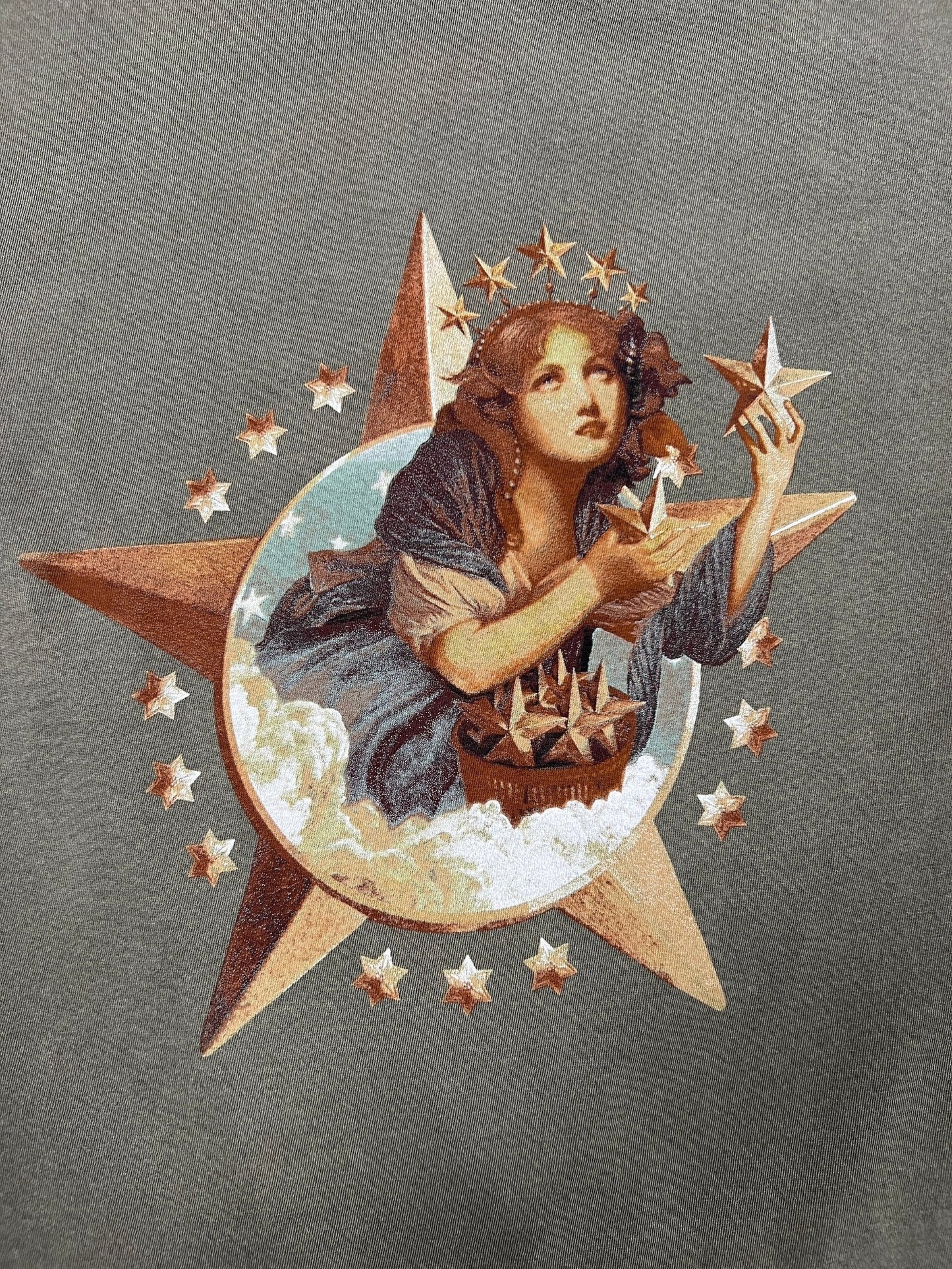 Alchemist Star Girl T-shirt Aged Green