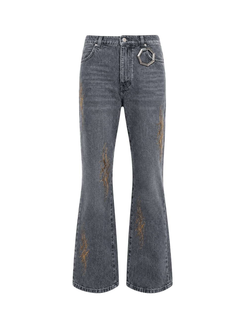 Probus Alchemist Studio Jeans w/ allover tribal crystals Black Alchemist Studio Jeans w/ allover tribal crystals Black BLACK