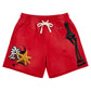 All Human Cherry Shorts Red Wash