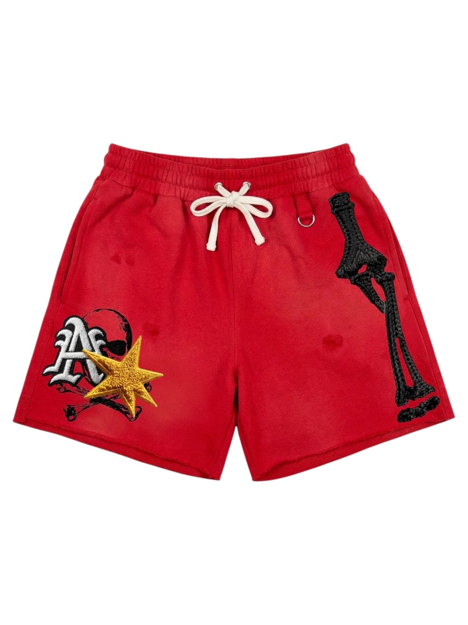 All Human Cherry Shorts Red Wash