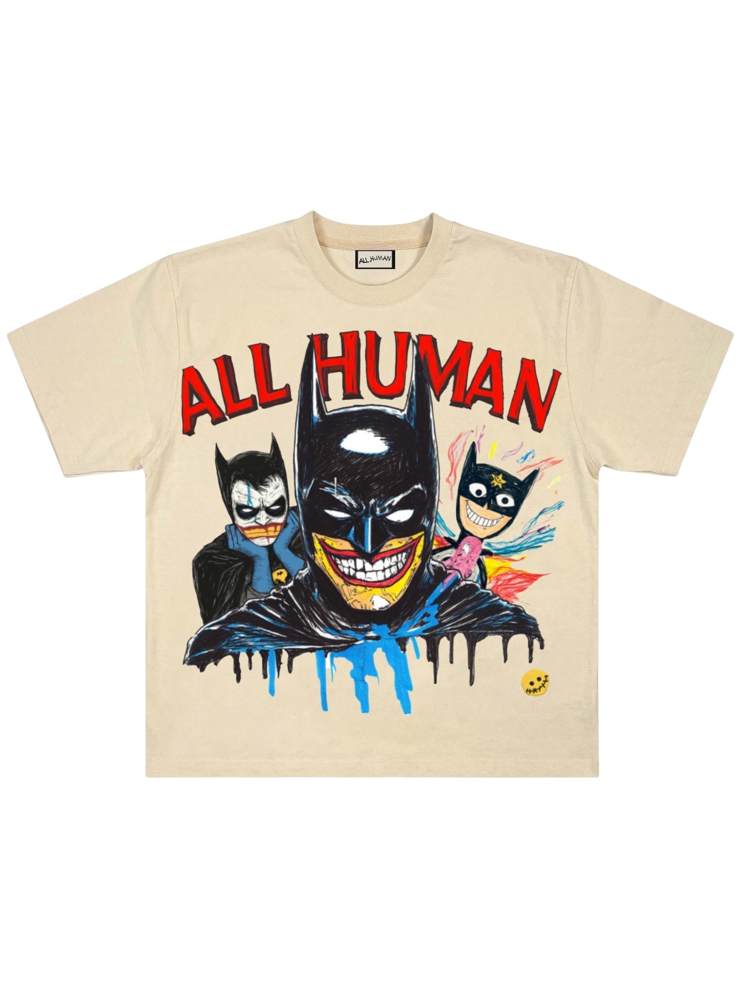 Probus All Human Dark Knight v2 T-shirt Cream All Human Dark Knight v2 T-shirt Cream CREAM