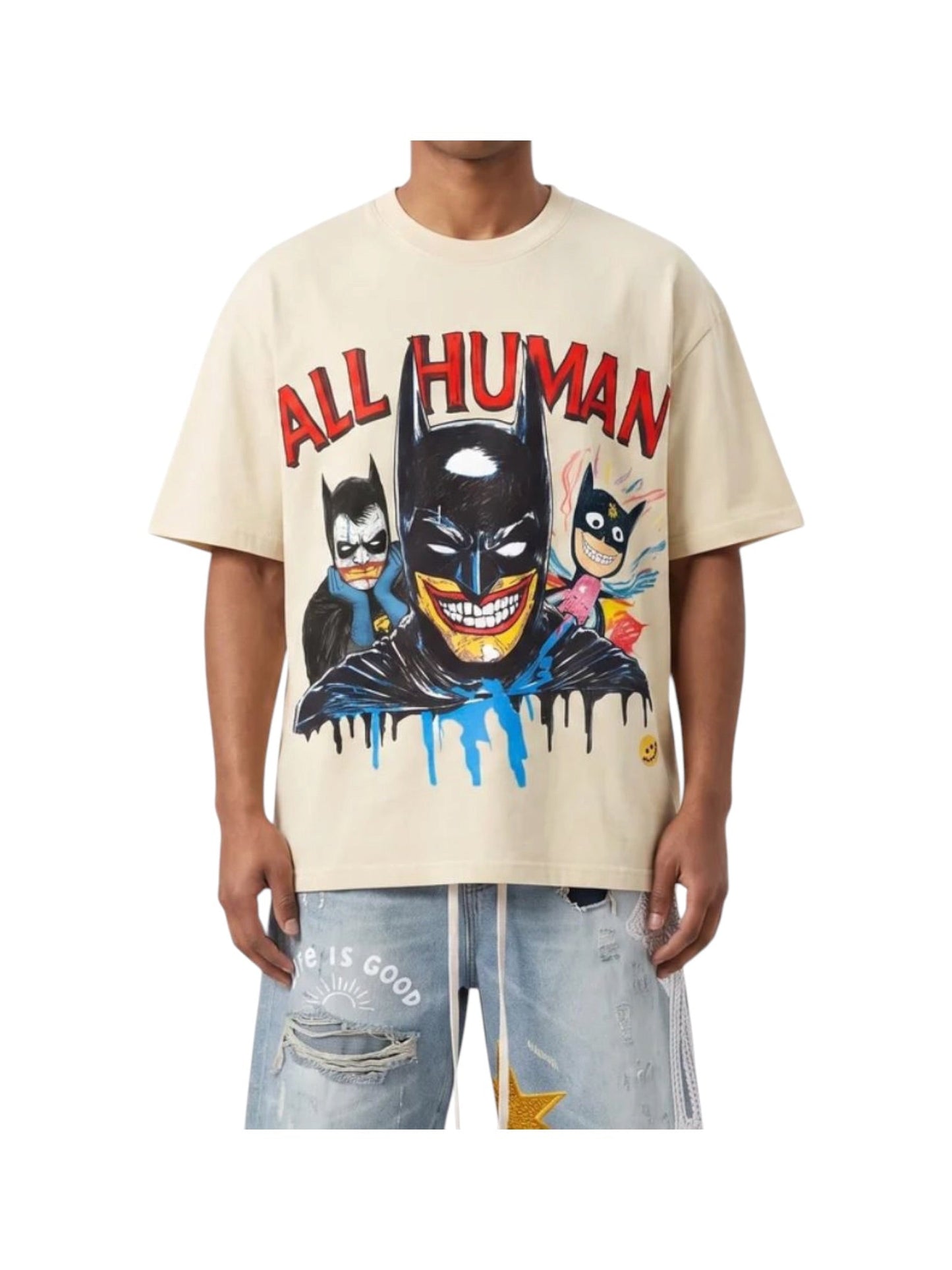 Probus All Human Dark Knight v2 T-shirt Cream All Human Dark Knight v2 T-shirt Cream CREAM