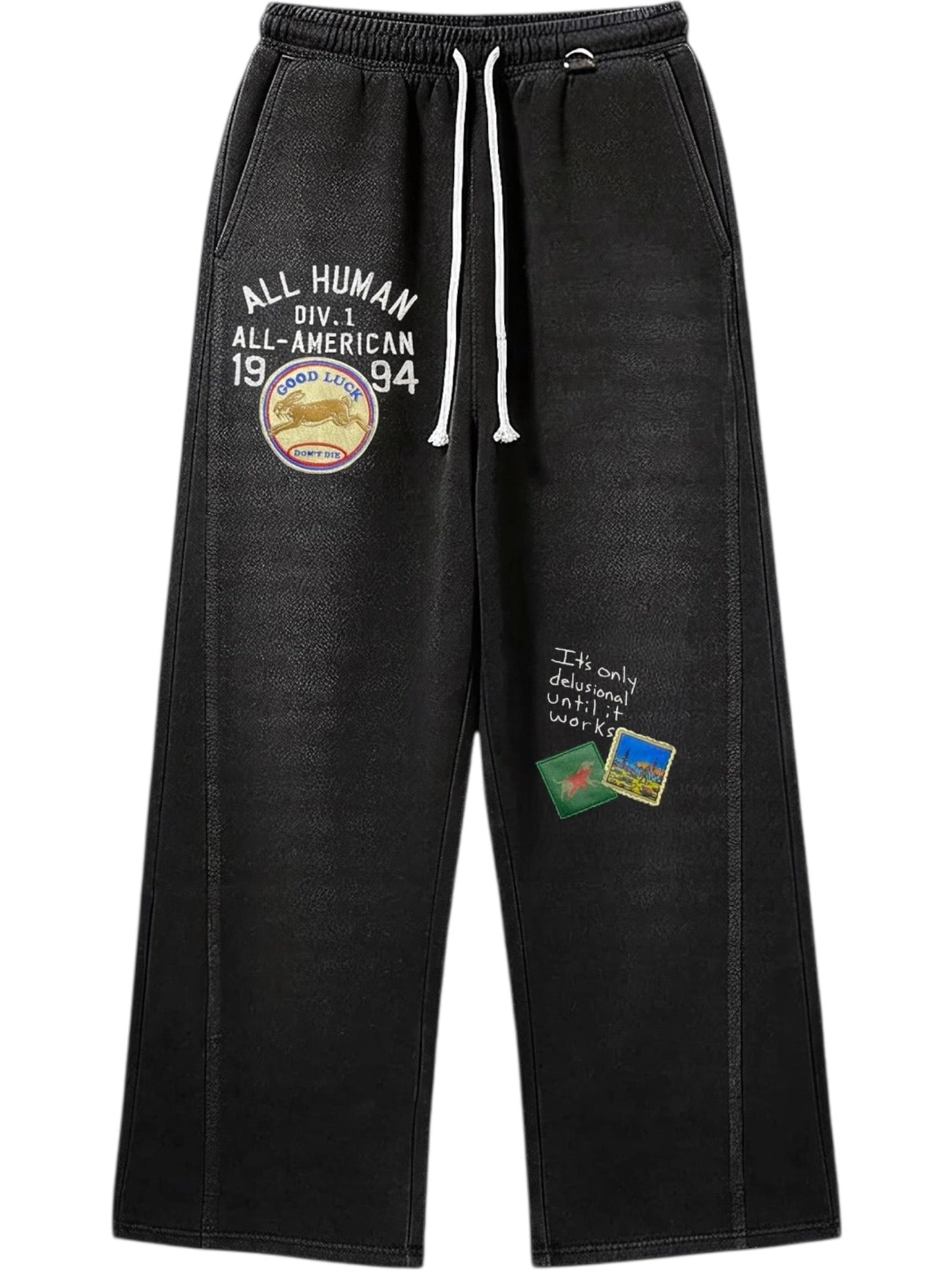 All Human Deli Full Zip Set Black Wash