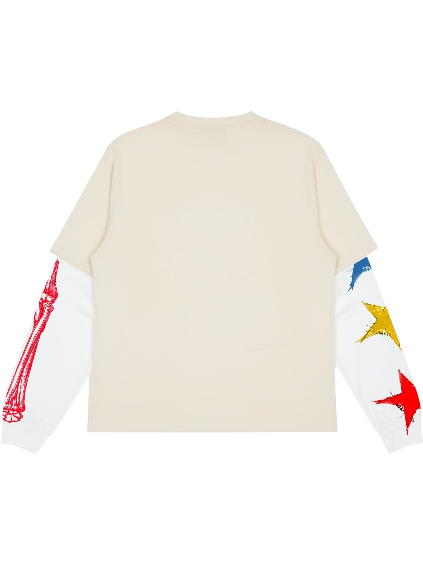 All Human Emotionless T-shirt Cream/White